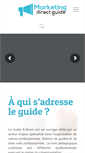 Mobile Screenshot of marketing-direct-guide.fr